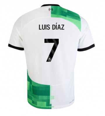 Maillot de foot Liverpool Luis Diaz #7 Extérieur 2023-24 Manches Courte